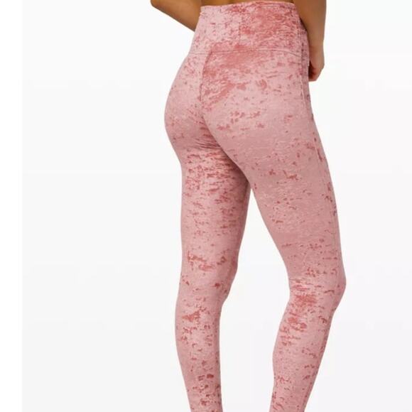 Lululemon Wunder Lounge HR Tight Pink size 10 - Picture 1 of 9
